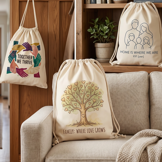 Custom Creative Drawstring Sack | 37cm x 44cm Heavy-Duty Urban Sports Pack