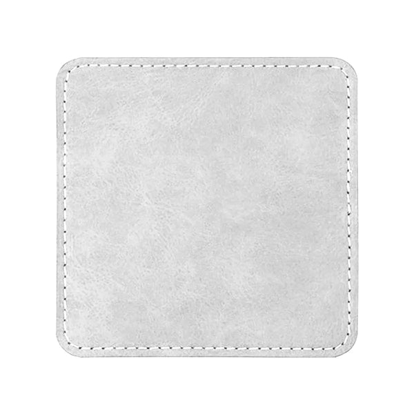 Personalised Square Leather-Effect Coaster – Premium Home Decor & Professional Business Prints