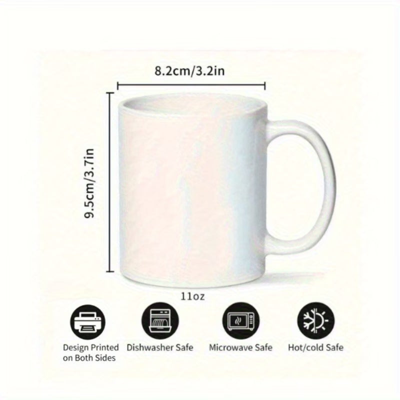 Personalized "Mother & Baby Unicorn" Floral Ceramic Coffee Mug – Custom Name Fantasy & Magical Motherhood Novelty Cup (M1126)