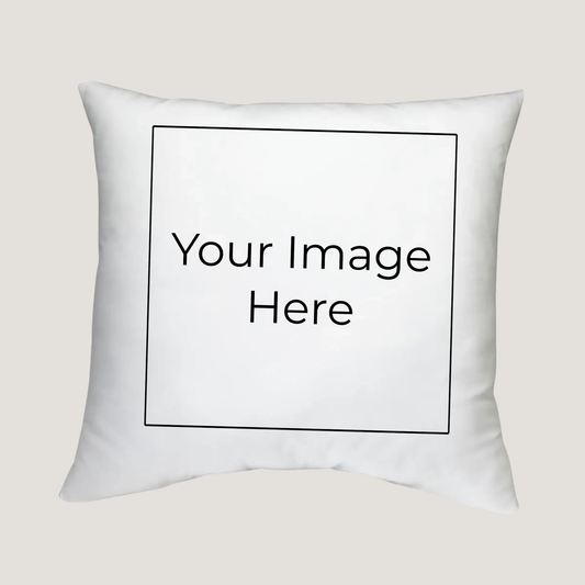 Personalized 40x40cm Canvas Effect Cushion Cover | Durable & Vibrant Custom Photo Print