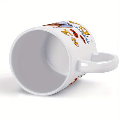 Personalized "#1 Best Dad" Custom Photo Ceramic Coffee Mug – Father's Day, Family Photo Upload & Dad Appreciation Novelty Cup (M1158)