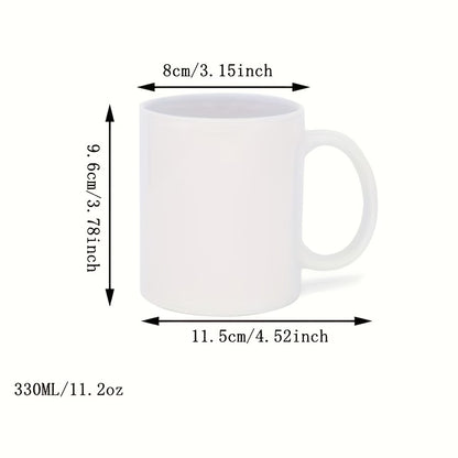 Personalized "Cute Baby Panda Holding Heart" Ceramic Coffee Mug – Custom Name Kawaii Panda & Animal Lover Novelty Cup (M1143)