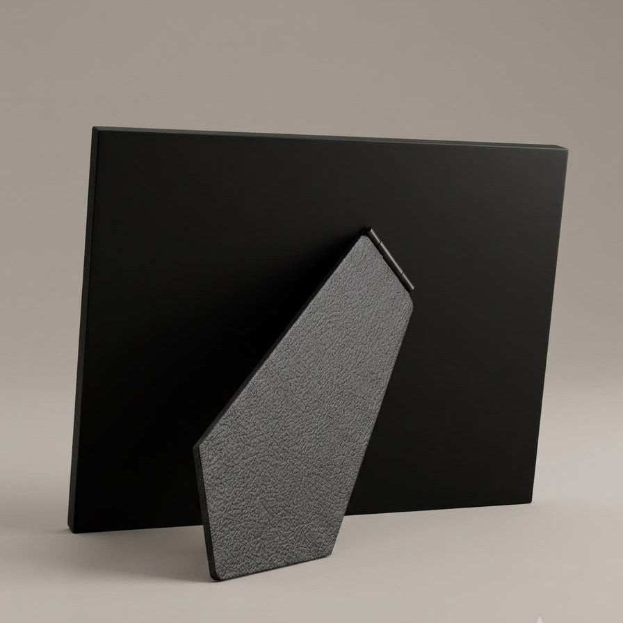 Personalised High-Definition Memory Photo Panel 127mm x 179mm | Premium Gloss Tabletop Print with Built-In Desktop Easel Stand