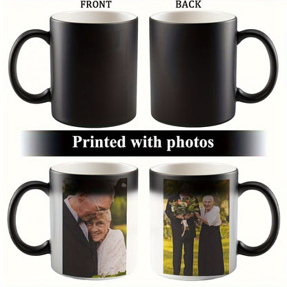 Personalized Magic Color Changing Photo Mug – Custom Heat-Sensitive Picture Coffee Cup (M1031)