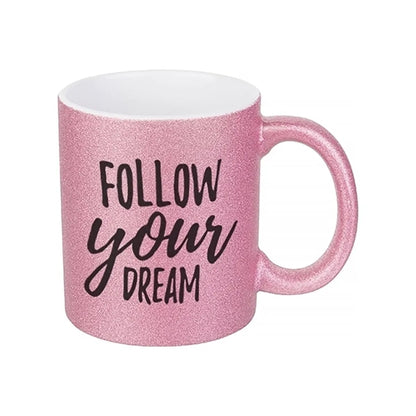 Personalised Treasured Moments 11oz Glitter Mug | Bespoke Custom Keepsake | Sparkling Personalised Gift
