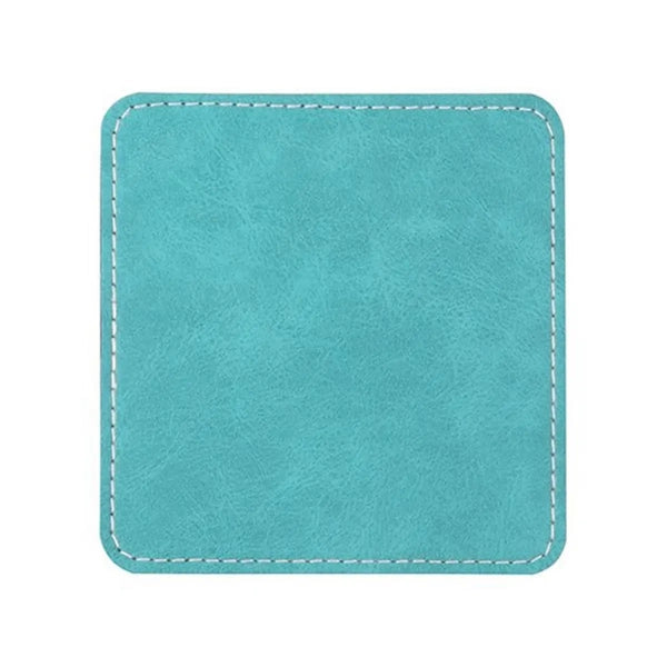 Personalised Square Leather-Effect Coaster – Premium Home Decor & Professional Business Prints