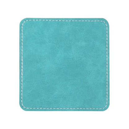 Personalised Square Leather-Effect Coaster – Premium Home Decor & Professional Business Prints
