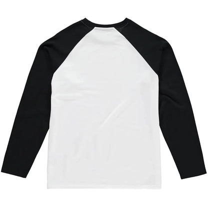 Men’s Personalised Long Sleeve Baseball T-Shirt | Custom Front Photo Print Design – Slim Fit Raglan Tee