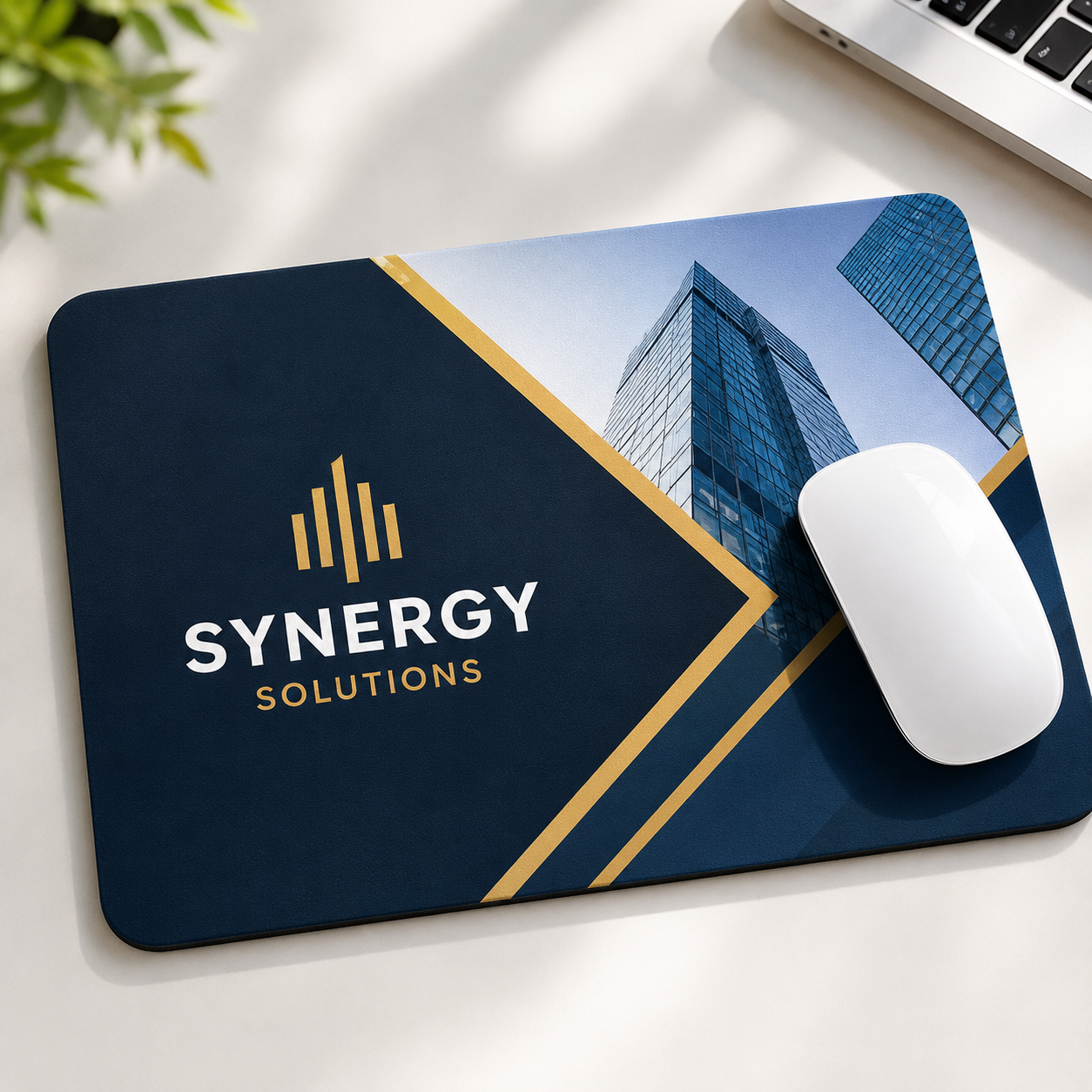 Personalised Mouse Pad for Desk & Office with Thick Non-Slip Rubber Base