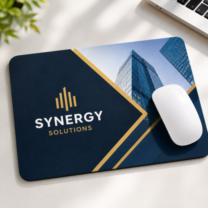 Personalised Mouse Pad for Desk & Office with Thick Non-Slip Rubber Base