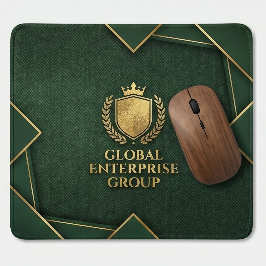 Personalised Mouse Pad for Desk & Office with Thick Non-Slip Rubber Base