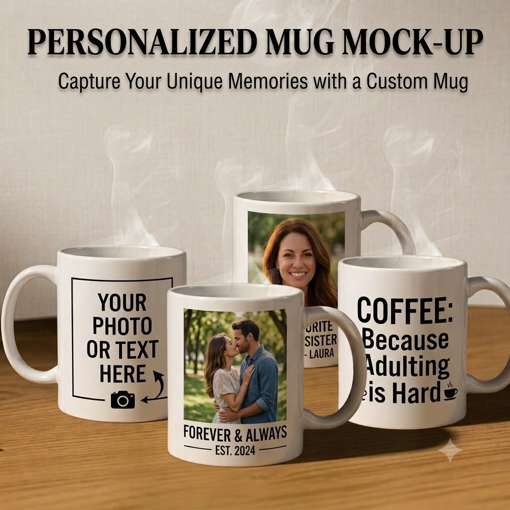 Design Your Own Premium Coffee Mug Fully Customised | The Perfect Bespoke Gift