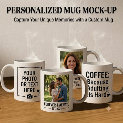 Design Your Own Premium Coffee Mug Fully Customised | The Perfect Bespoke Gift