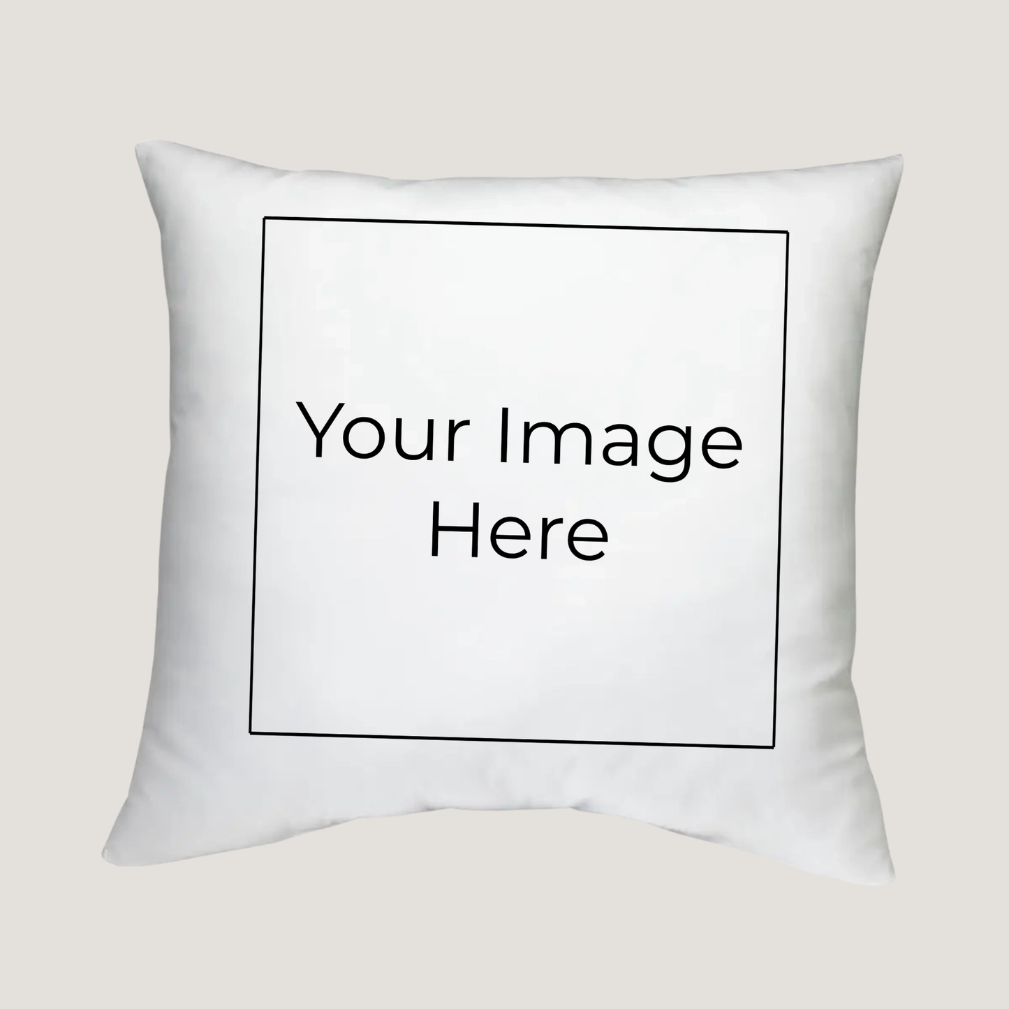 Personalized 40x40cm Canvas Effect Cushion Cover | Durable & Vibrant Custom Photo Print