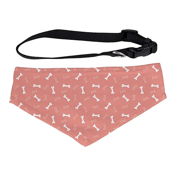 Personalized Pet Bandana with Adjustable Collar | Custom Front Photo Print | Durable Scarf for Dogs and Cats | Small, Medium, and Large Sizes Available
