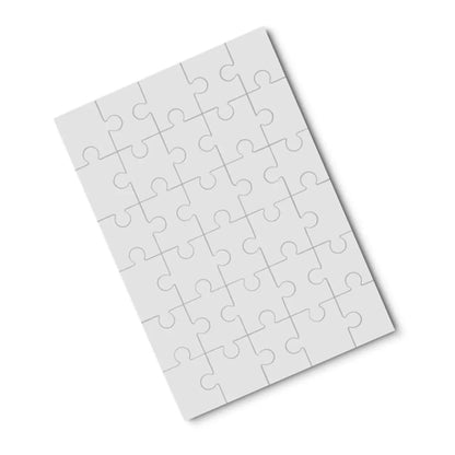 30-Piece Custom Photo Jigsaw Puzzle | Personalised Gloss White Hardboard Puzzle – 175 x 250mm