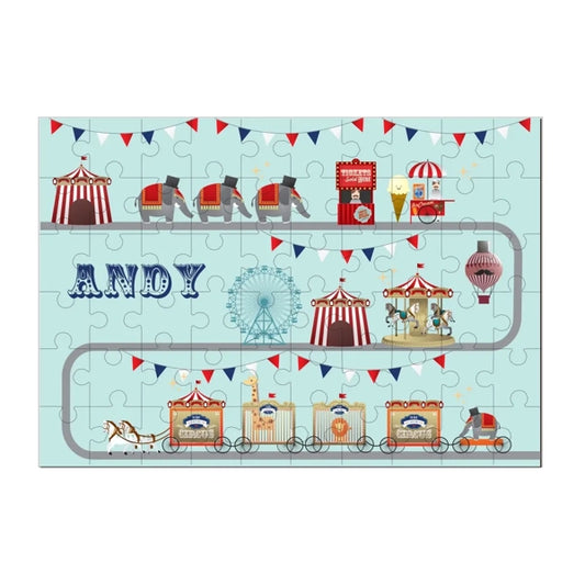 60-Piece Custom Photo Jigsaw Puzzle | Personalised Gloss White Hardboard Puzzle – 175 x 250mm