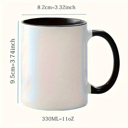 Personalized "Red Cardinal & Floral Scroll" Ceramic Coffee Mug – Custom Name Winter Bird, Nature & Memorial Novelty Cup (M1161)