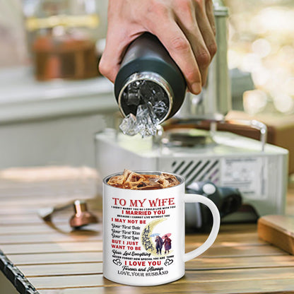 Romantic "To My Wife" Ceramic Coffee Mug – Sentimental Love & Anniversary Gift Novelty Cup (M1099)