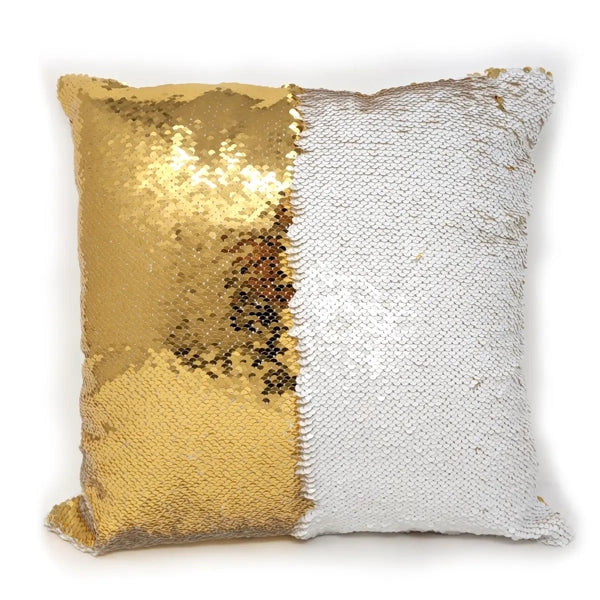 Personalized 40x40cm Magic Sequin Cushion Cover | Reveal Your Custom Photo & Sparkle