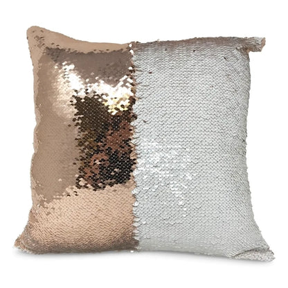Personalized 40x40cm Magic Sequin Cushion Cover | Reveal Your Custom Photo & Sparkle