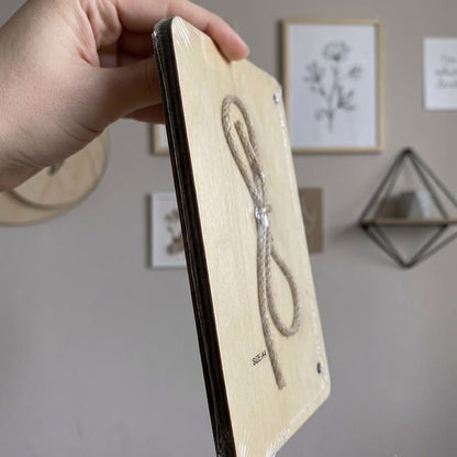 Custom Hanging Wood Frame | Customise with Your Favourite Photos & Family